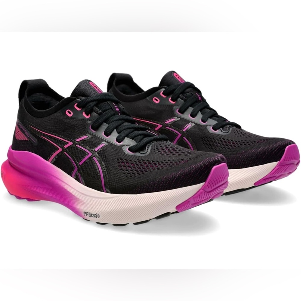 ASICS Black and Pink Athletic Sneakers sz 8.5